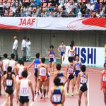 日本陸上競技選手権大会の競技写真