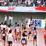 日本陸上競技選手権大会の競技写真