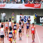 日本陸上競技選手権大会の競技写真
