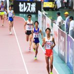 日本陸上競技選手権大会の競技写真