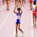 日本陸上競技選手権大会の競技写真