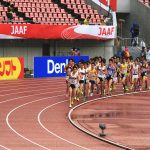 日本陸上競技選手権大会の競技写真
