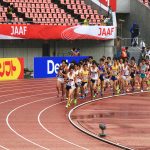 日本陸上競技選手権大会の競技写真