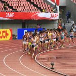 日本陸上競技選手権大会の競技写真