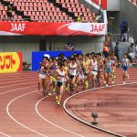 日本陸上競技選手権大会の競技写真