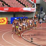 日本陸上競技選手権大会の競技写真