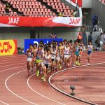 日本陸上競技選手権大会の競技写真