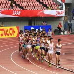 日本陸上競技選手権大会の競技写真