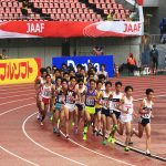 日本陸上競技選手権大会の競技写真