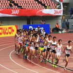 日本陸上競技選手権大会の競技写真