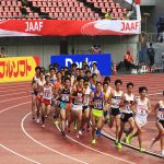 日本陸上競技選手権大会の競技写真
