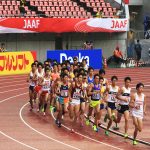 日本陸上競技選手権大会の競技写真