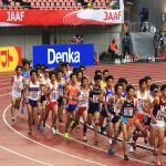 日本陸上競技選手権大会の競技写真