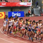 日本陸上競技選手権大会の競技写真
