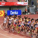 日本陸上競技選手権大会の競技写真