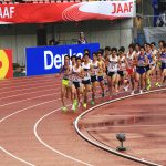 日本陸上競技選手権大会の競技写真