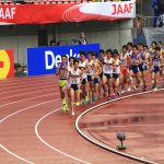 日本陸上競技選手権大会の競技写真