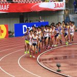 日本陸上競技選手権大会の競技写真