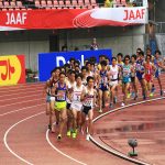 日本陸上競技選手権大会の競技写真