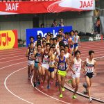 日本陸上競技選手権大会の競技写真