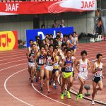 日本陸上競技選手権大会の競技写真