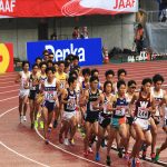 日本陸上競技選手権大会の競技写真