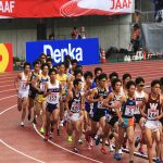 日本陸上競技選手権大会の競技写真