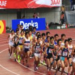 日本陸上競技選手権大会の競技写真