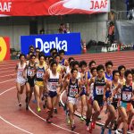 日本陸上競技選手権大会の競技写真