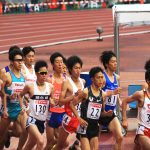 日本陸上競技選手権大会の競技写真