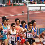日本陸上競技選手権大会の競技写真