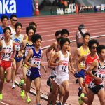 日本陸上競技選手権大会の競技写真