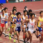 日本陸上競技選手権大会の競技写真