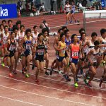日本陸上競技選手権大会の競技写真