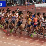 日本陸上競技選手権大会の競技写真