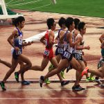 日本陸上競技選手権大会の競技写真