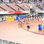 日本陸上競技選手権大会の競技写真