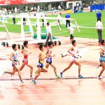 日本陸上競技選手権大会の競技写真