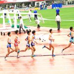 日本陸上競技選手権大会の競技写真