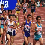日本陸上競技選手権大会の競技写真