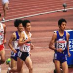日本陸上競技選手権大会の競技写真