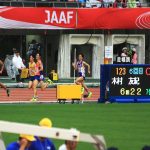 日本陸上競技選手権大会の競技写真