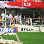 日本陸上競技選手権大会の競技写真