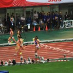 日本陸上競技選手権大会の競技写真