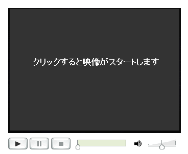 クリックすると映像がスタートします。